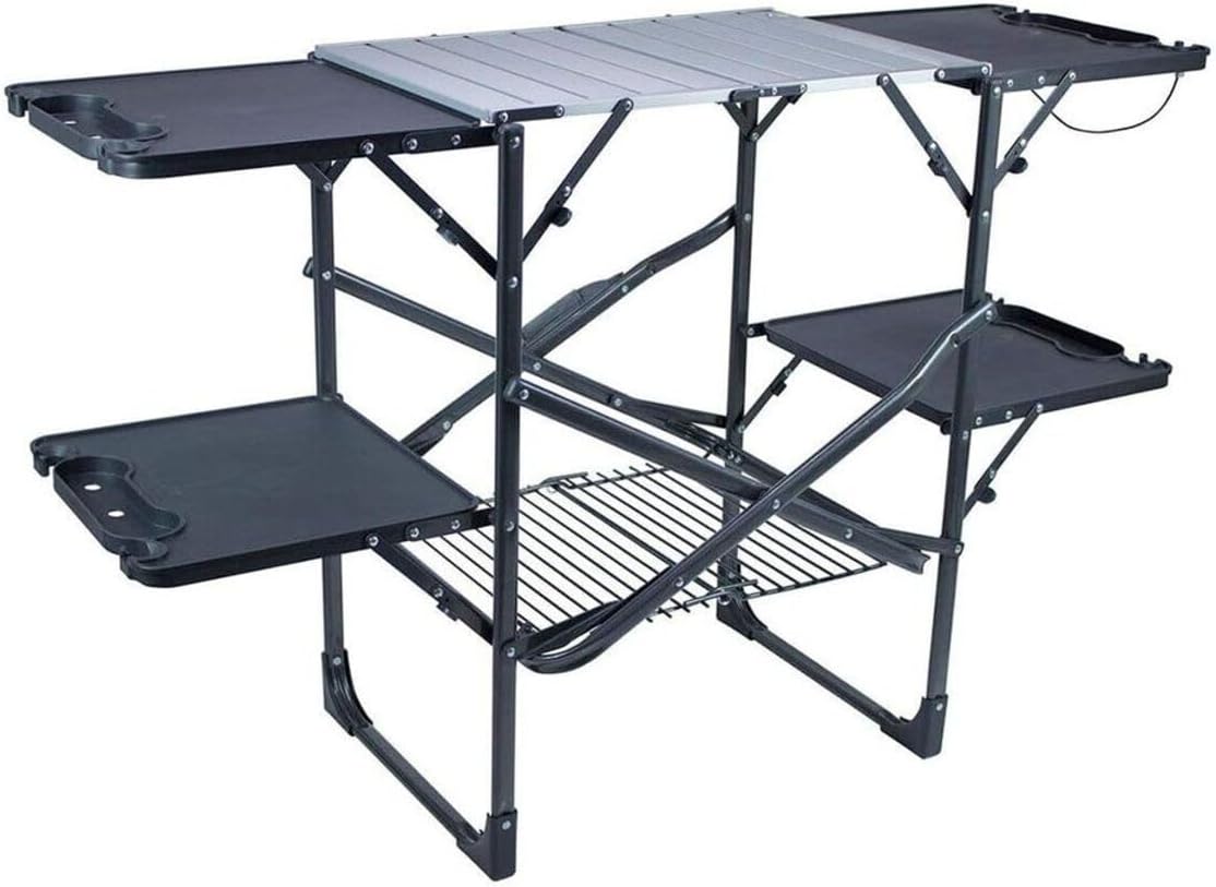 Camping Cooking Kitchen - Slim-Fold Cook Station Portable Folding Kitchen