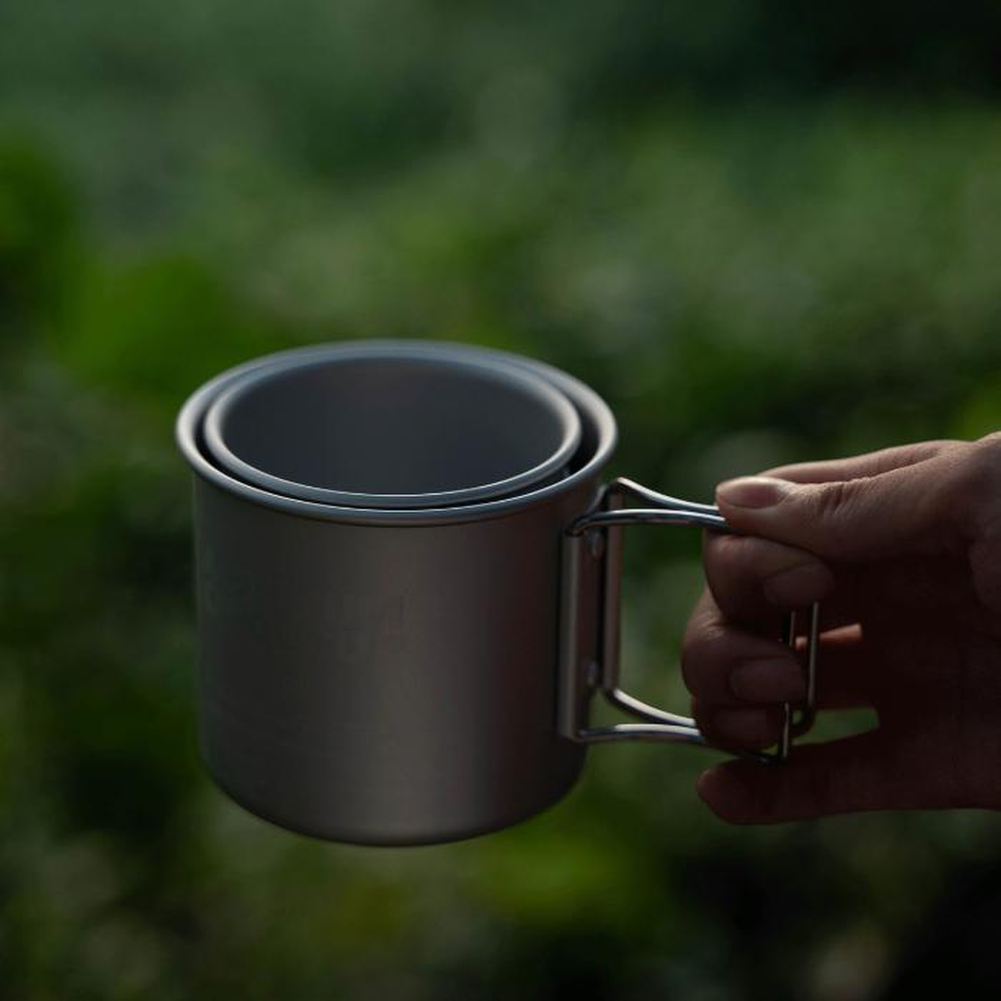 Nesting Camping Cooking Set - Campfire Cooking Camping Mug Set Versatile