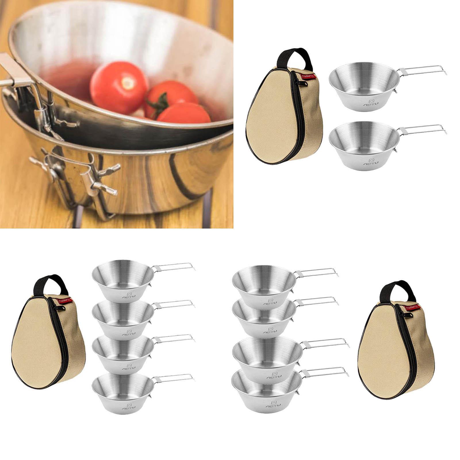 Camping Cooking Utensil Bag - Lightweight Camping Bowl, Outdoor Dinnerware with