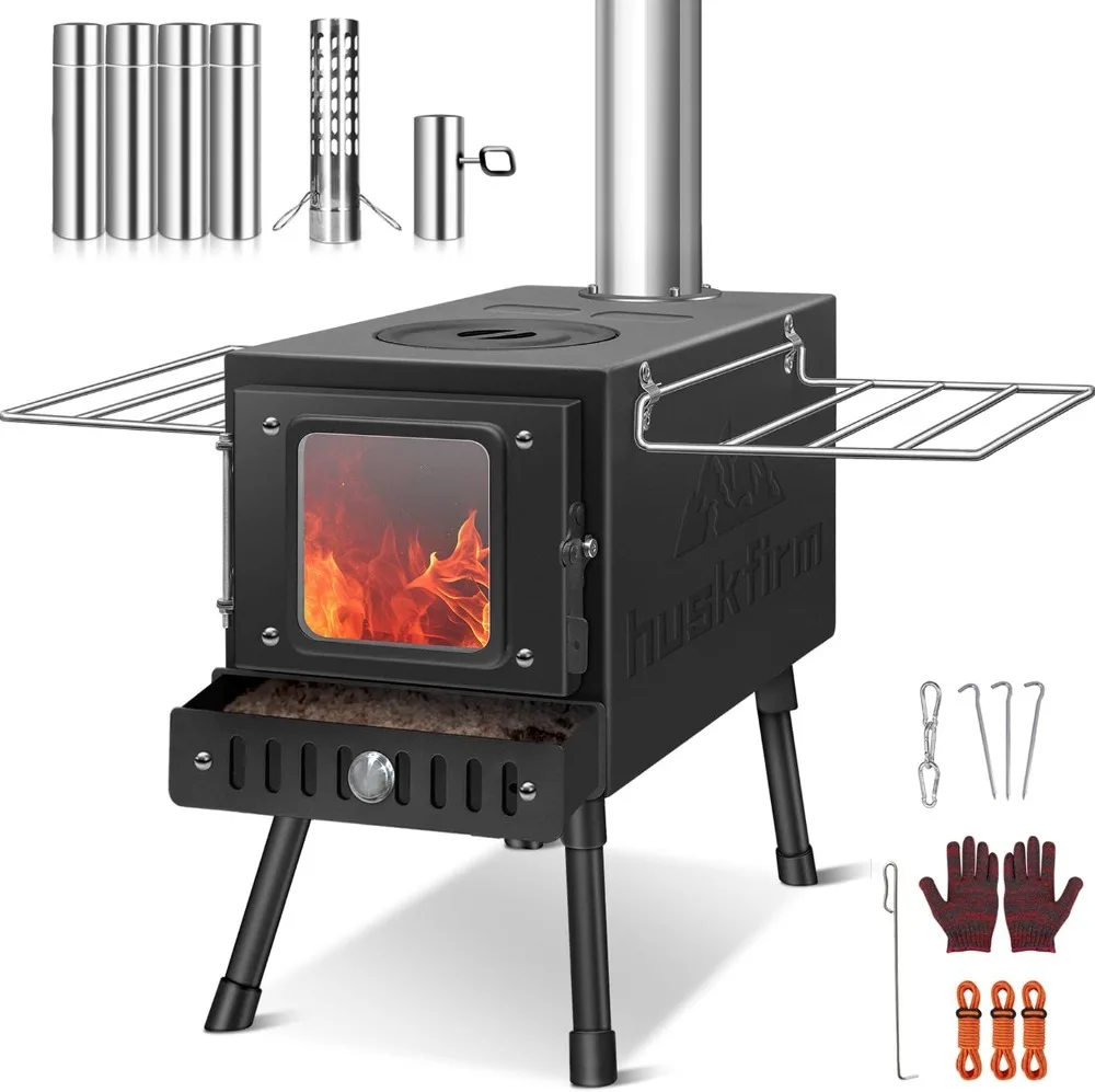 Camping Cooking Tent - Portable Wood Burning Stove for Tent