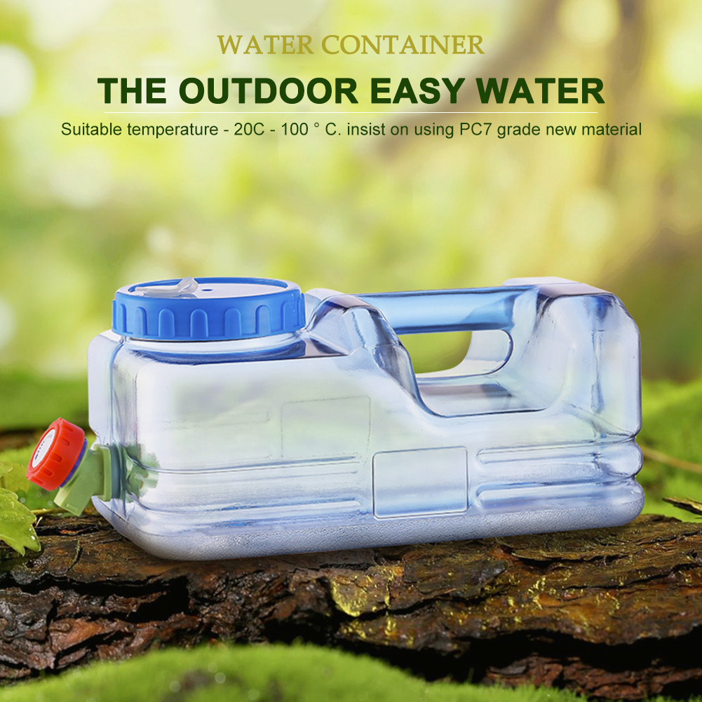 Camping Cooking Container - 10L/5.5L Capacity Pure Water Buckets Container