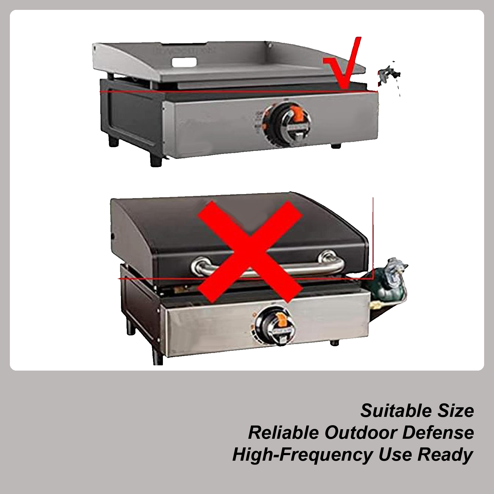 Camping Cooking - Grilling Cover Heavy Duty Waterproof Table