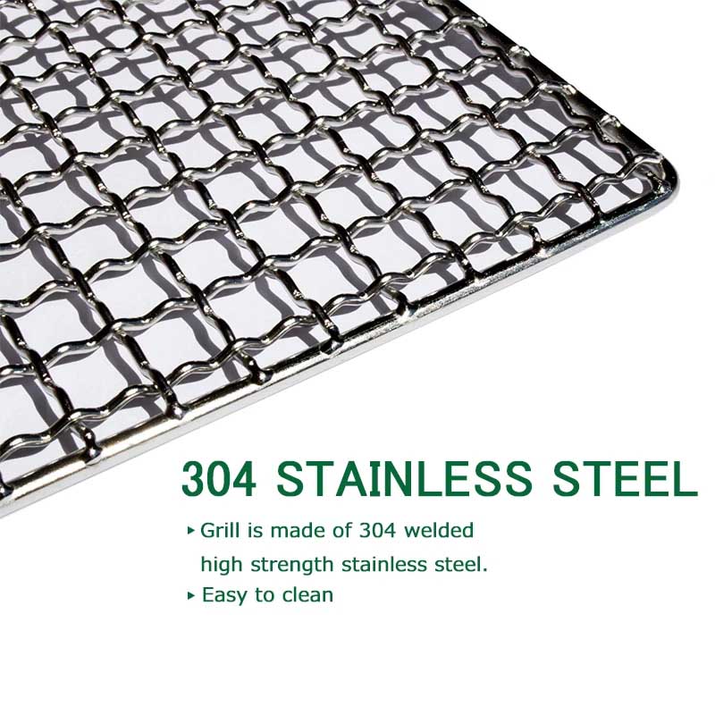 YOMEEI 2Pcs Stainless Steel BB - Camping Cooking Mat avis et prix