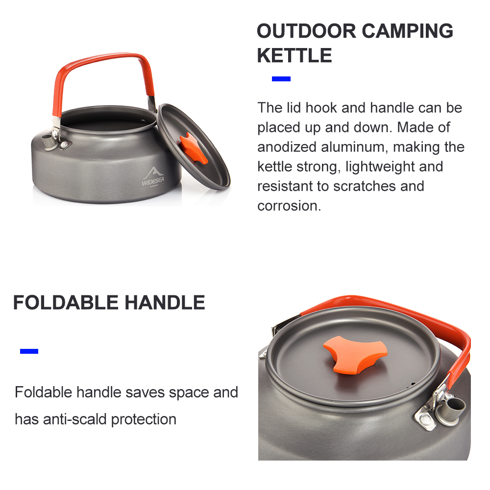 Widesea 1.1L 2L1.5L Camping Wa - Camping Cooking Ware avis et prix