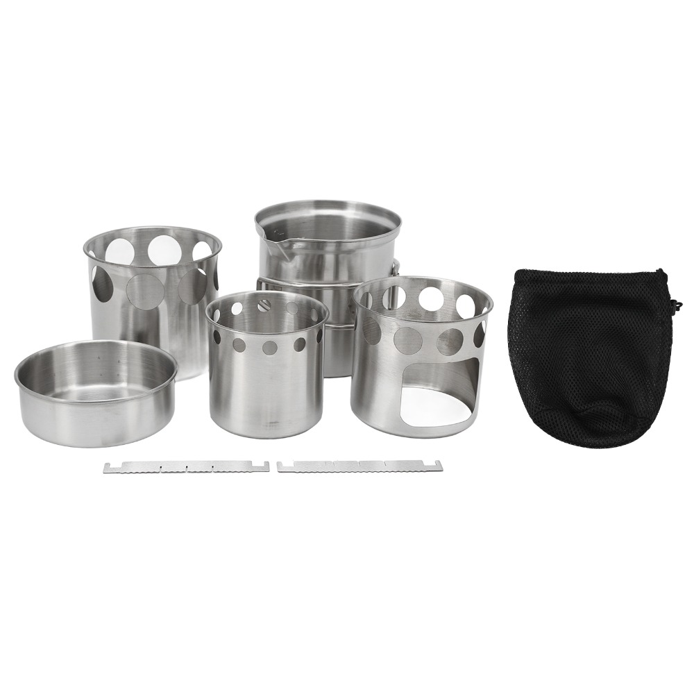Durable Stainless Steel Campin - Camping Cooking Pot Set avis et prix