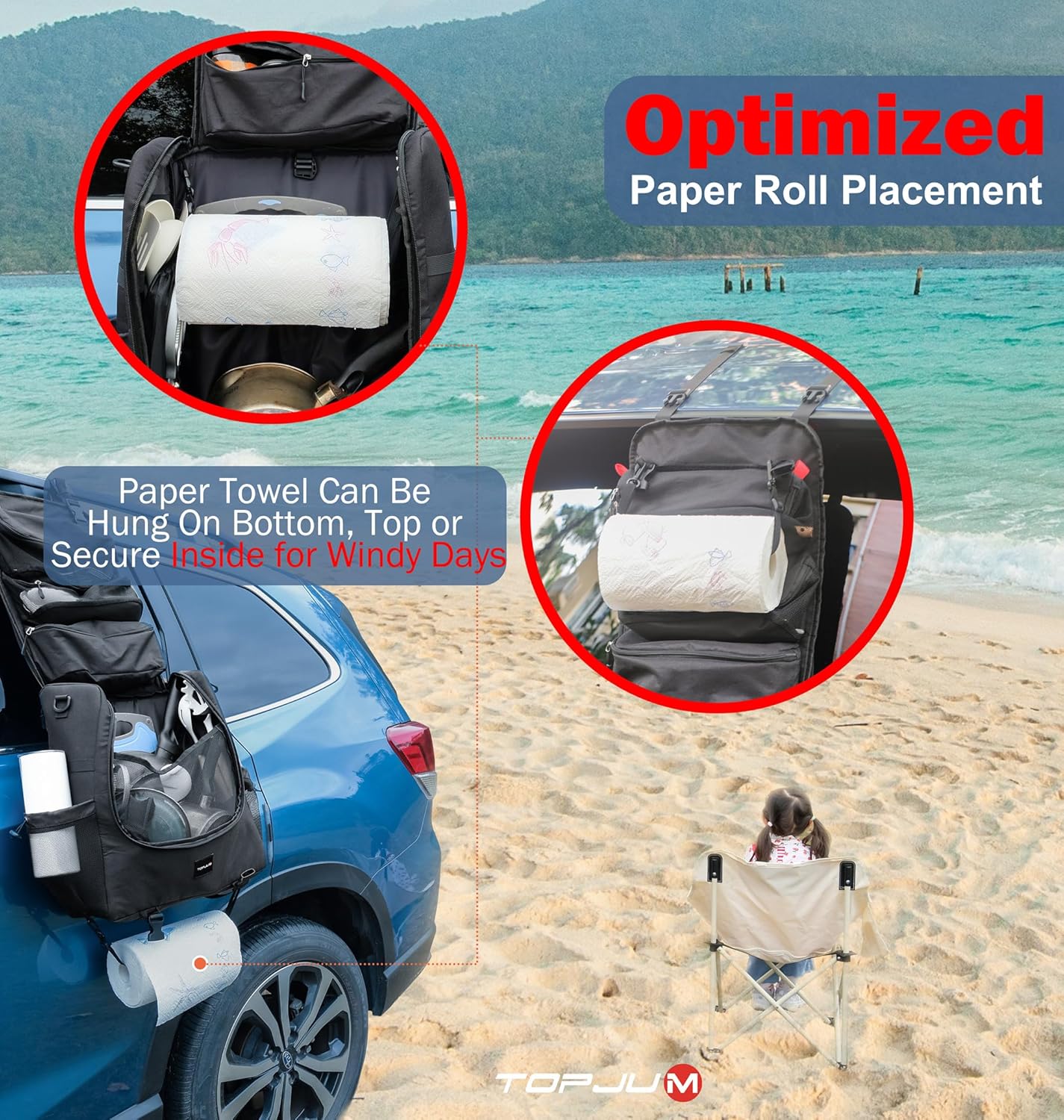 Camp Kitchen Organizer, Multi- - Camping Cooking Caddy avis et prix