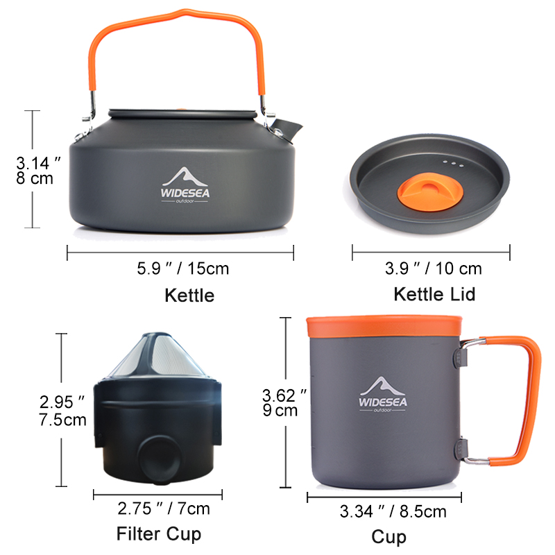 Widesea Camping Coffee Cookwar - Camping Cooking Pot Set avis et prix