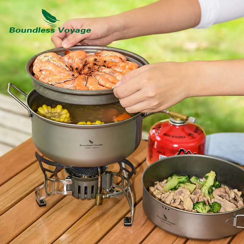 Boundless Voyage Titanium Stea - Camping Cooking Pot Set avis et prix