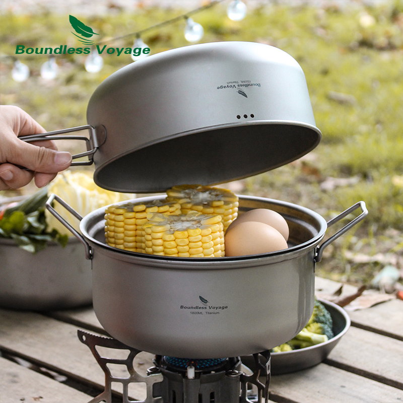 Boundless Voyage Titanium Stea - Camping Cooking Pot Set avis et prix