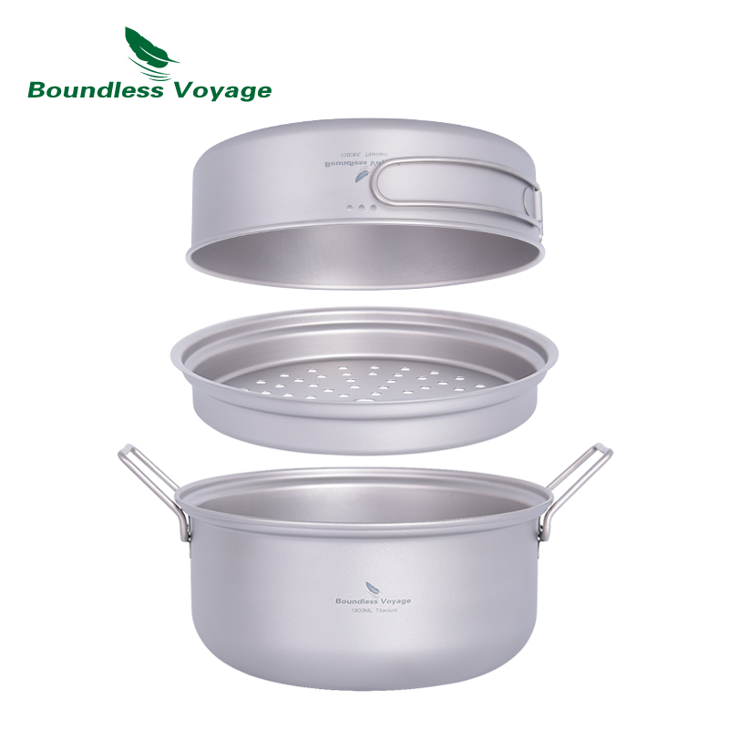 Boundless Voyage Titanium Stea - Camping Cooking Pot Set avis et prix