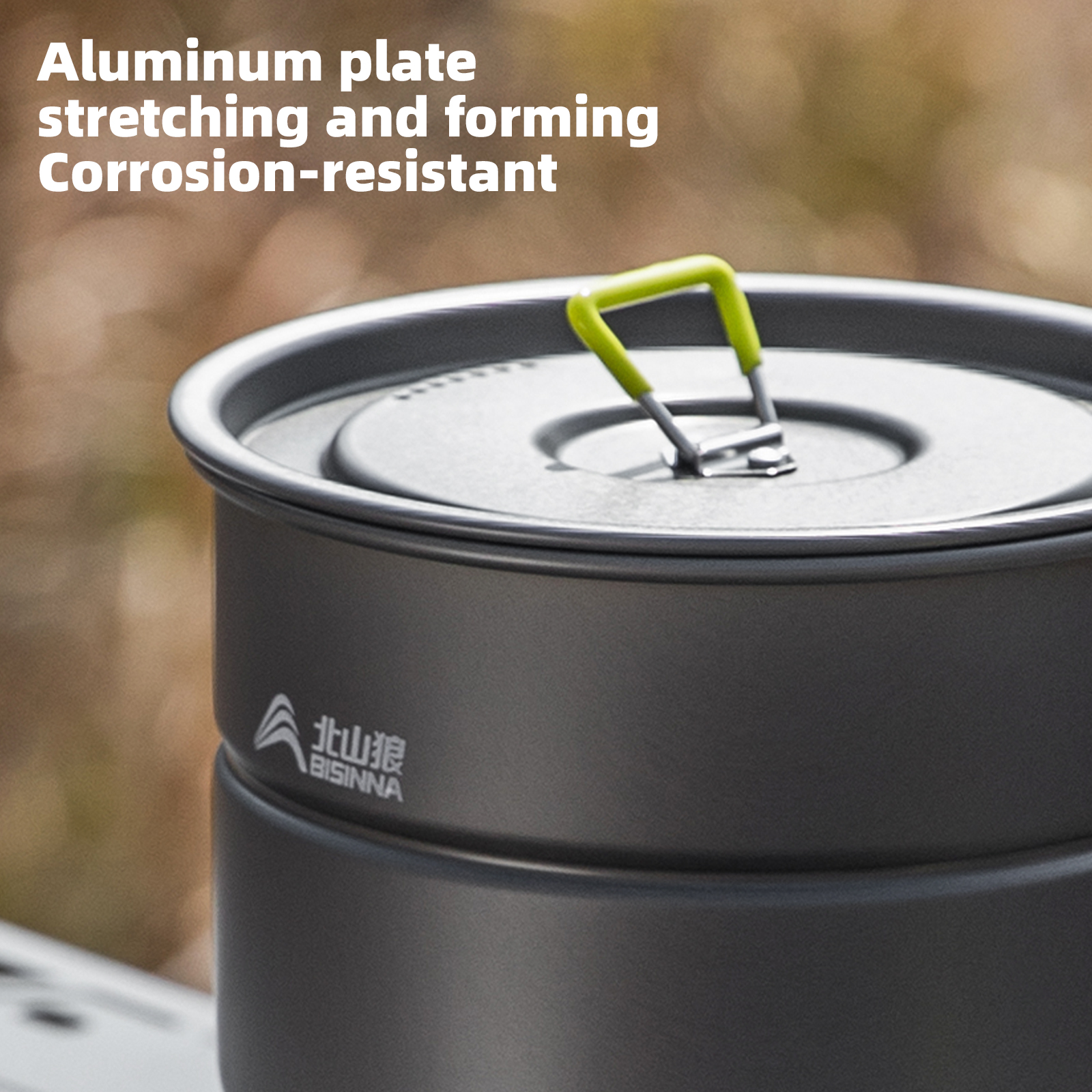 BISINNA Camping Cookware Set A - Nesting Camping Cooking Set avis et prix