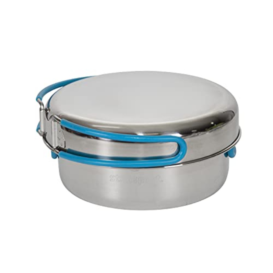 Stainless Steel Camping Cookwa - Nesting Camping Cooking Set avis et prix