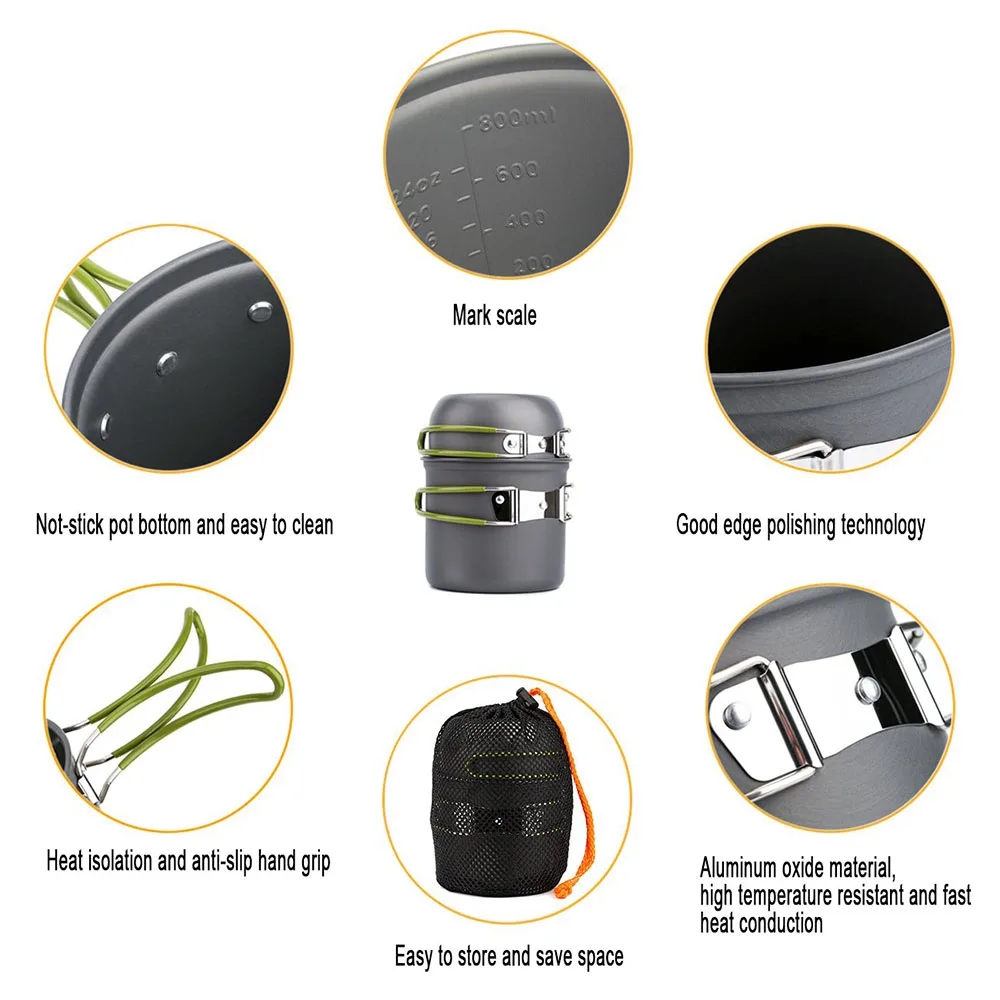Camping Cookware Mess Kit Ultr - Camping Cooking Ware avis et prix