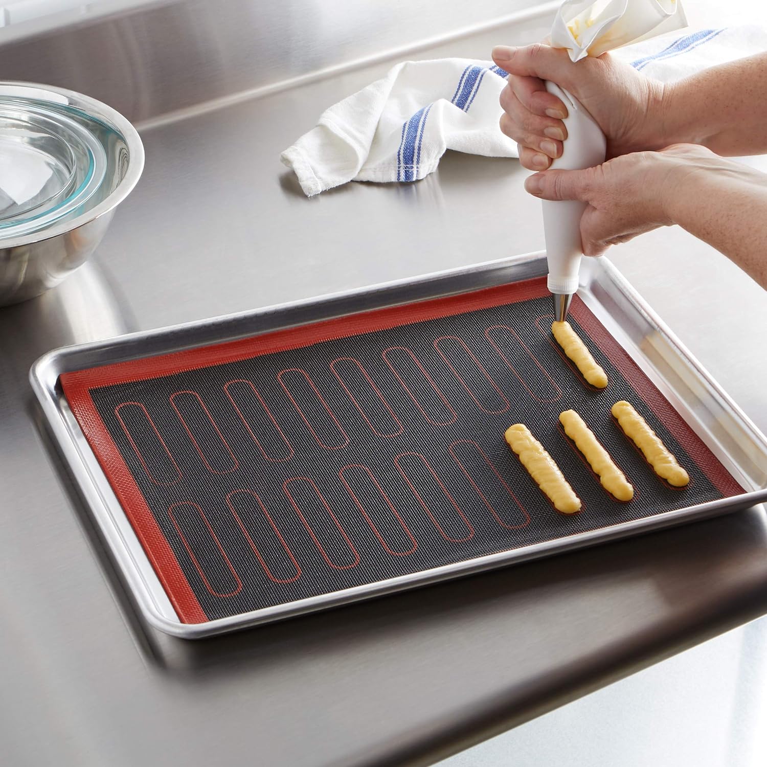 2 Pack Basics Non-Stick Silico - Camping Cooking Mat avis et prix