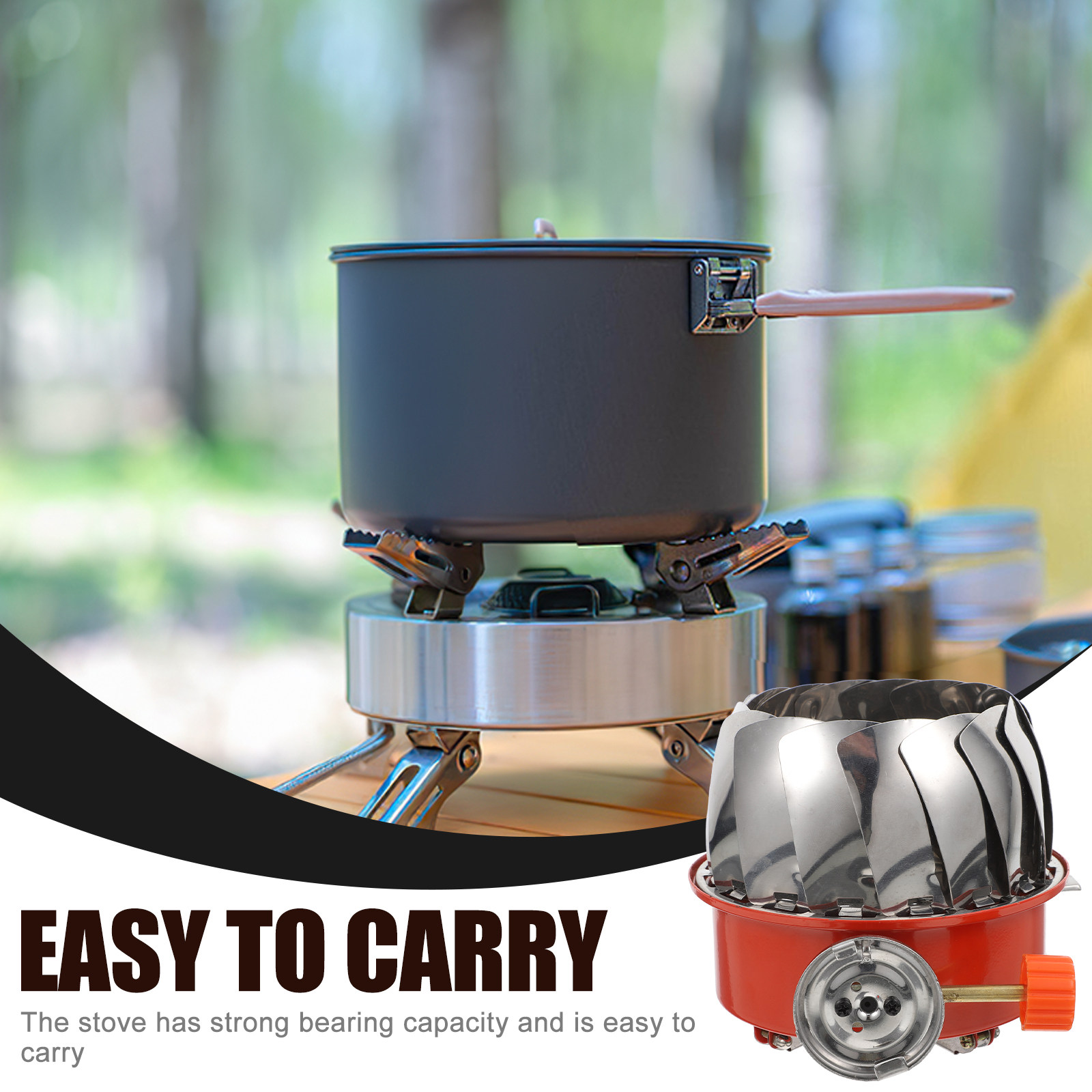 Mini Portable Lotus Furnace Wi - Camping Cooking Range avis et prix