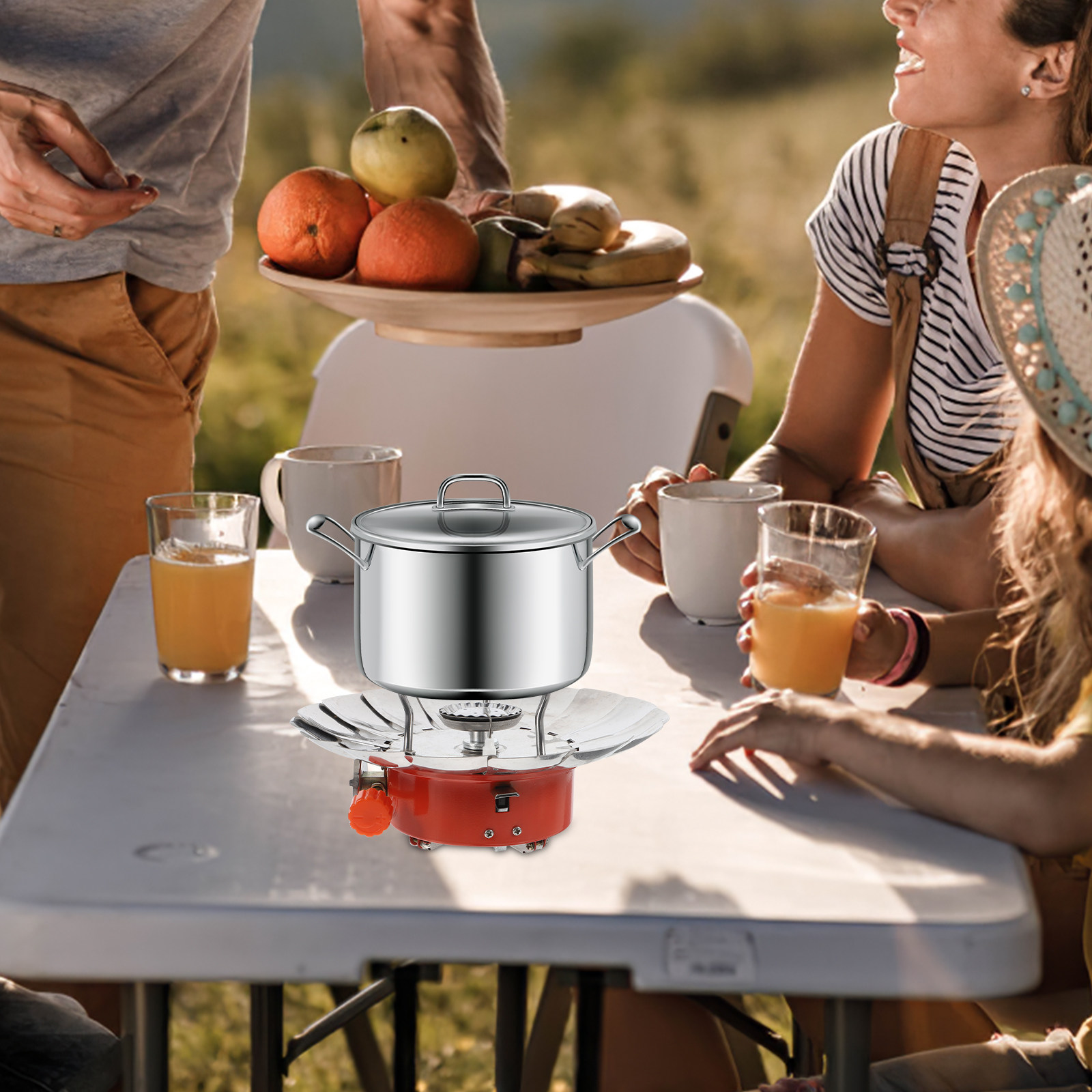 Mini Portable Lotus Furnace Wi - Camping Cooking Range avis et prix