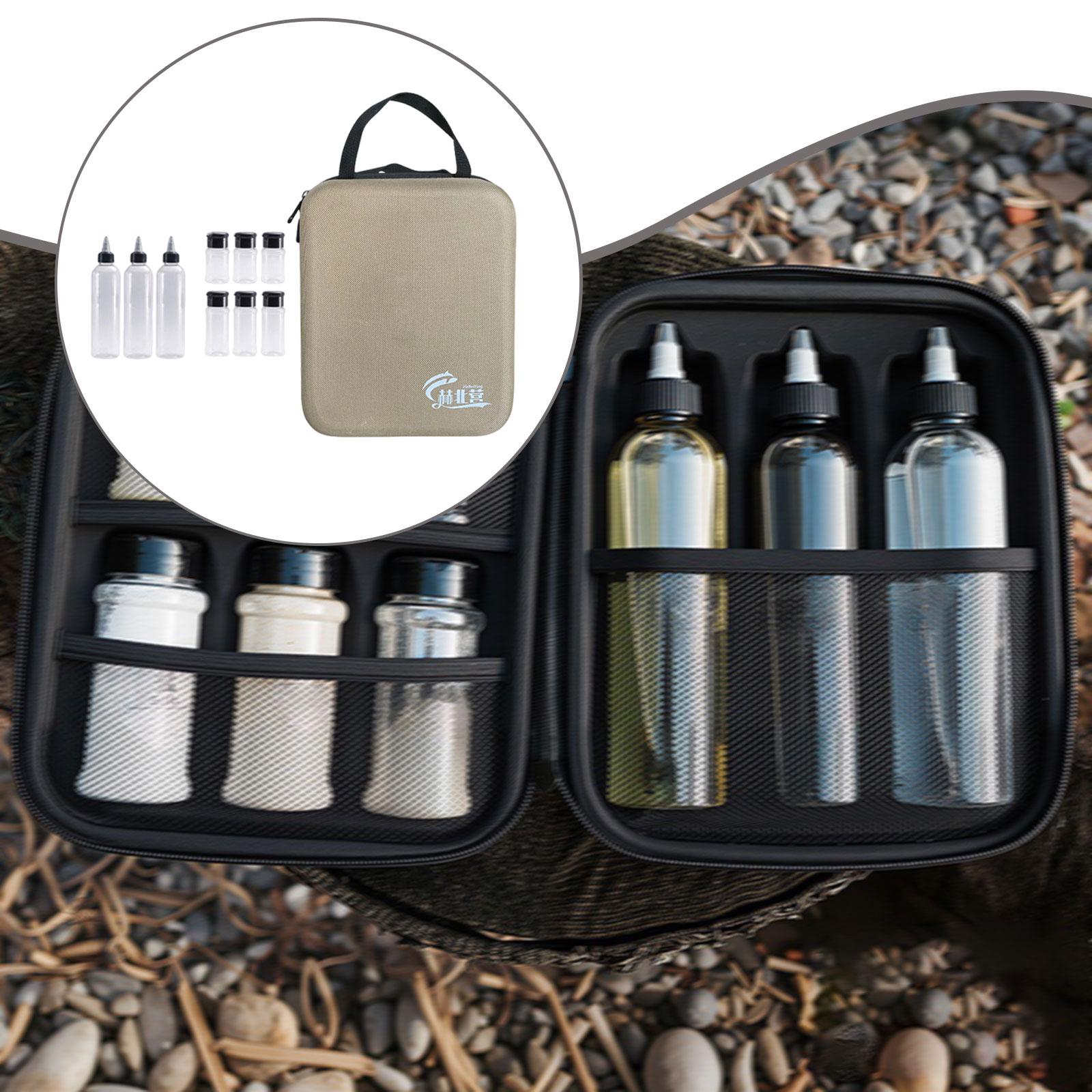 11x Camping Spice Jars Kit EVA - Camping Cooking Utensil Bag avis et prix