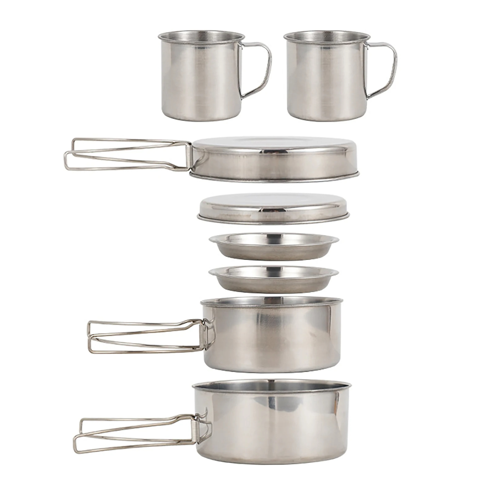 8pcs/Set Camping Cookware Mess - Camping Cooking Utensil Bag avis et prix