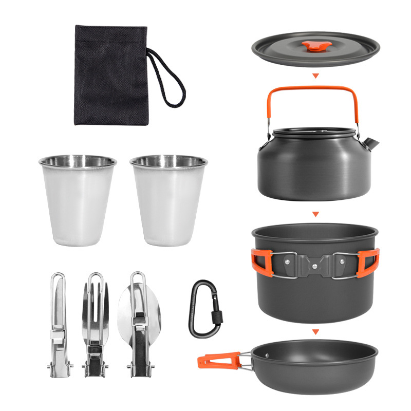 DS-308 Outdoor large capacity  - Nesting Camping Cooking Set avis et prix