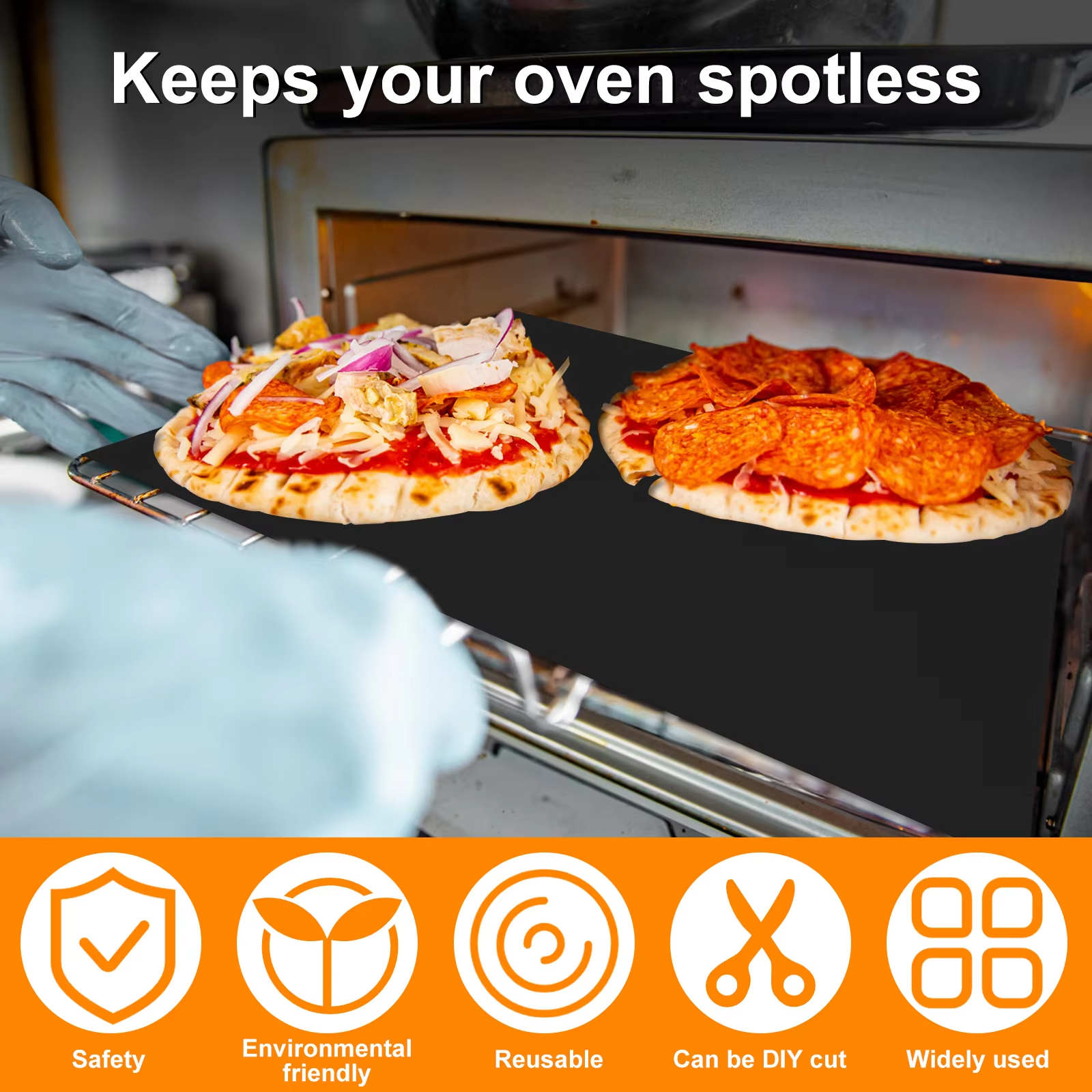 10Pcs Oven Liners Grill Mat 50 - Camping Cooking Mat avis et prix