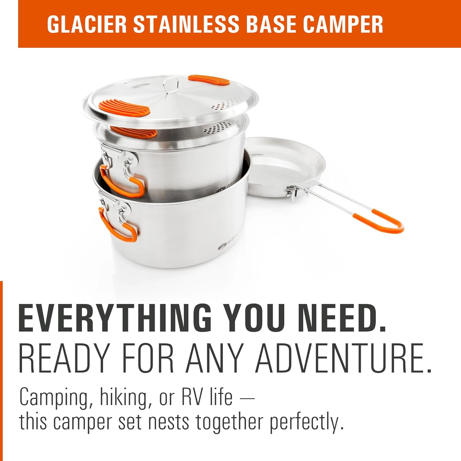 Stainless Steel Camping Cook S - Nesting Camping Cooking Set avis et prix