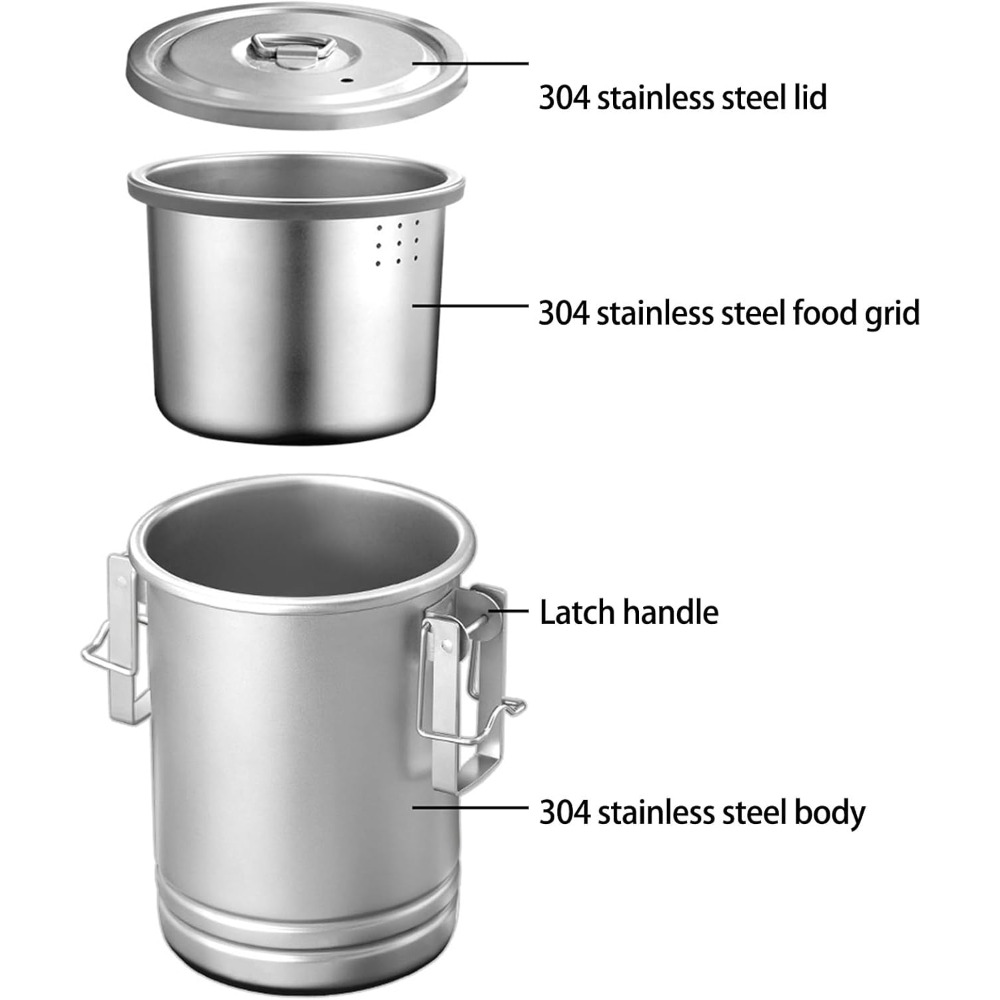 Camping Cooking Nested Pot Set - Nesting Camping Cooking Set avis et prix