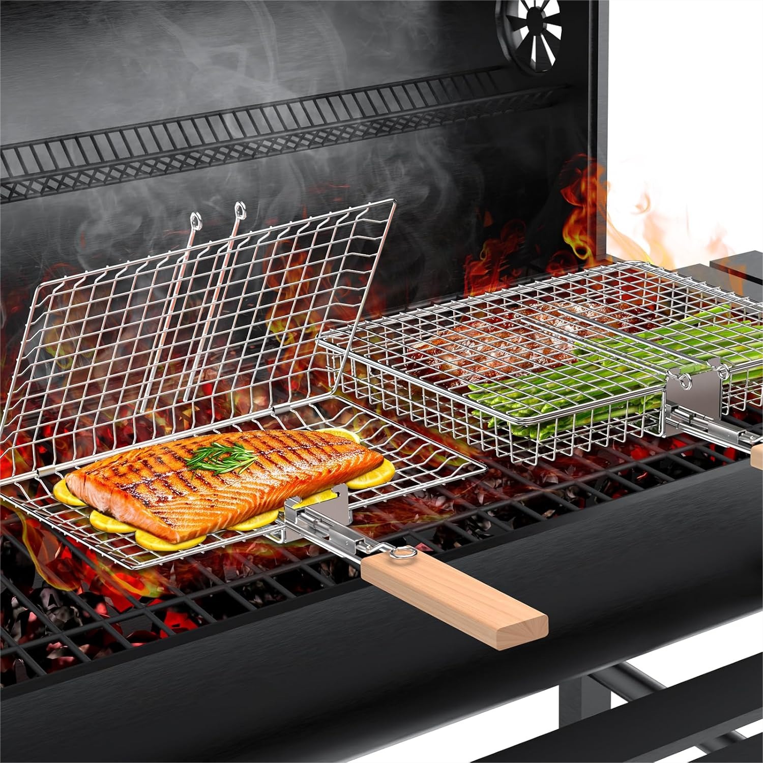 Fish Grill Basket Set With Rem - Nesting Camping Cooking Set avis et prix