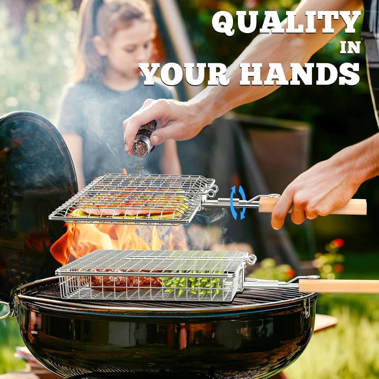 Fish Grill Basket Set With Rem - Nesting Camping Cooking Set avis et prix