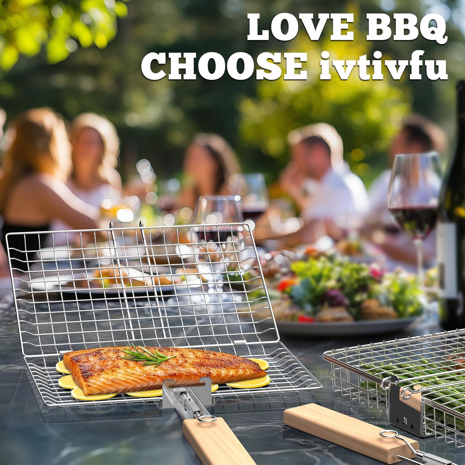 Fish Grill Basket Set With Rem - Nesting Camping Cooking Set avis et prix