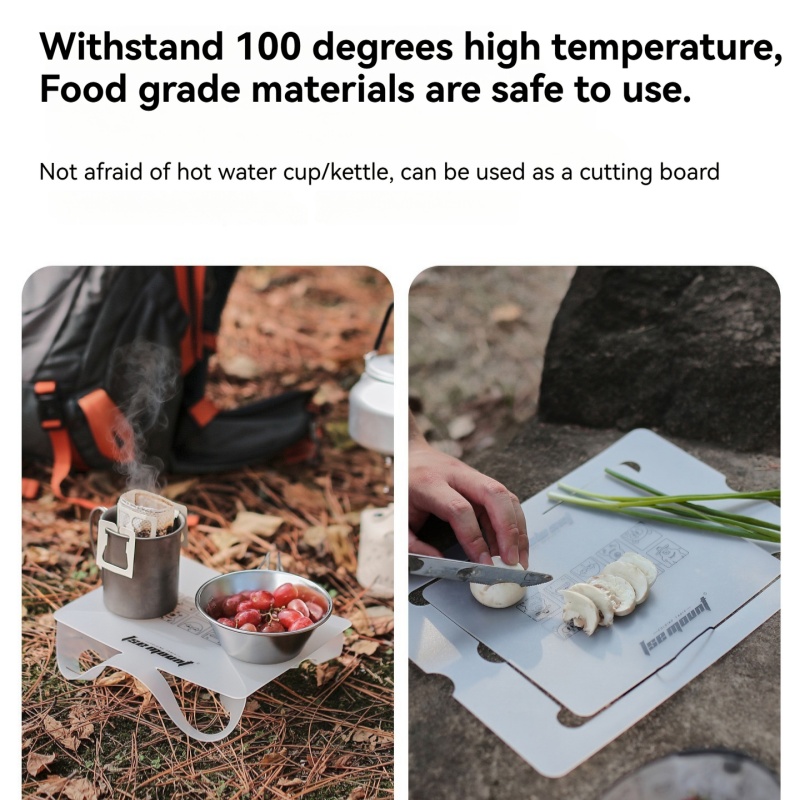 Outdoor PP Board Folding Table - Camping Cooking Materials avis et prix