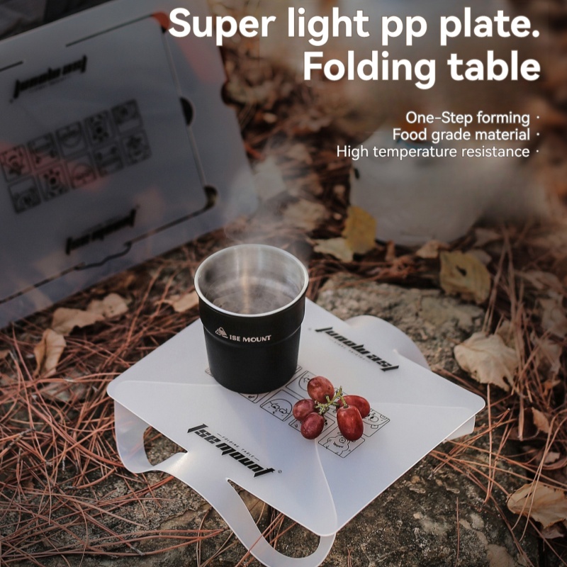 Outdoor PP Board Folding Table - Camping Cooking Materials avis et prix