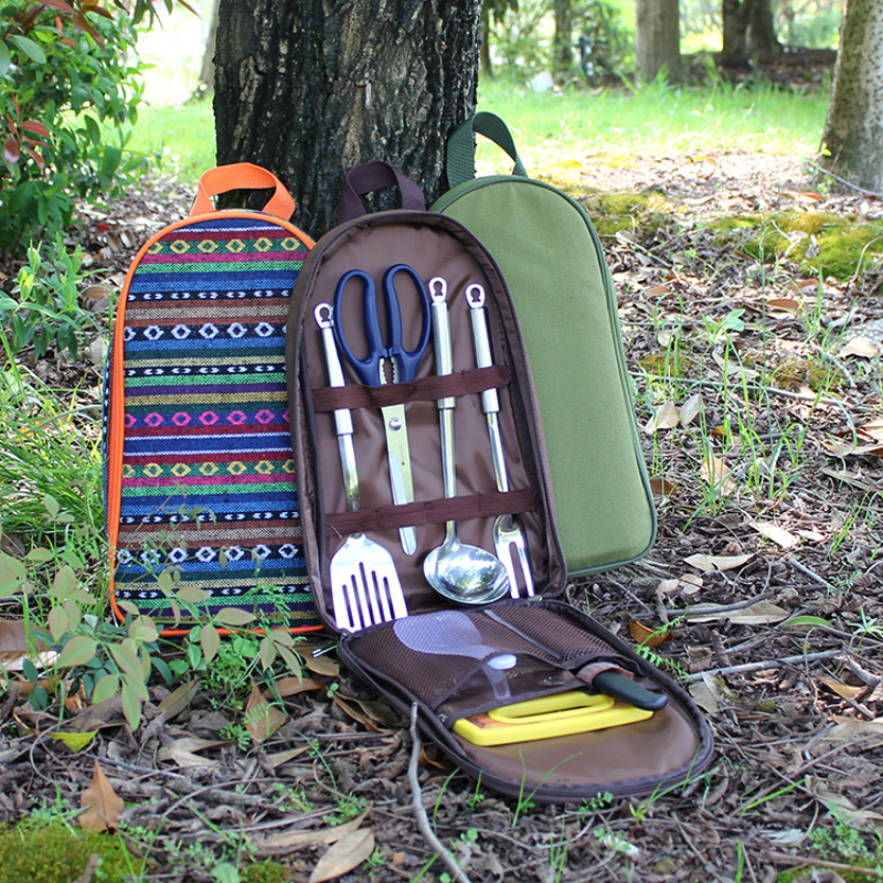 7pcs Camping Kitchen Utensil S - Camping Cooking Utensil Bag avis et prix