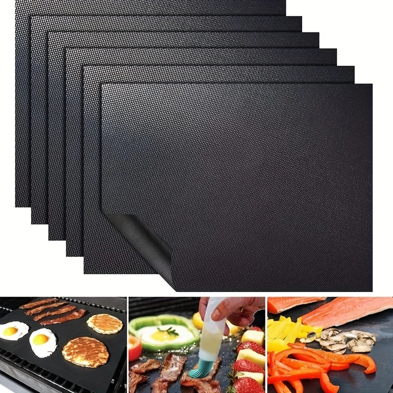 BBQ Mats Oven Bottom Liners Re - Camping Cooking Mat avis et prix