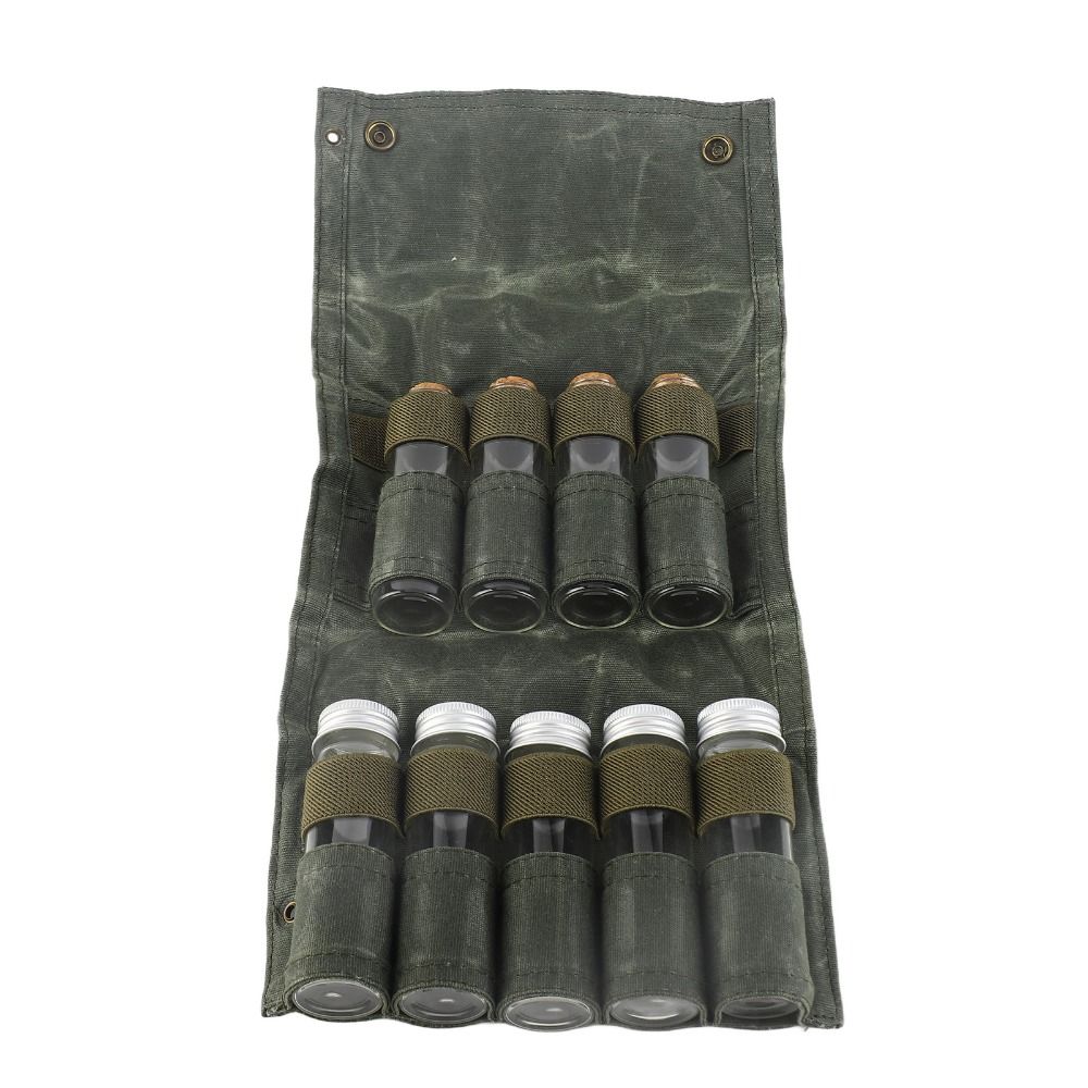 9 Pcs Durable Canvas Portable  - Camping Cooking Container avis et prix