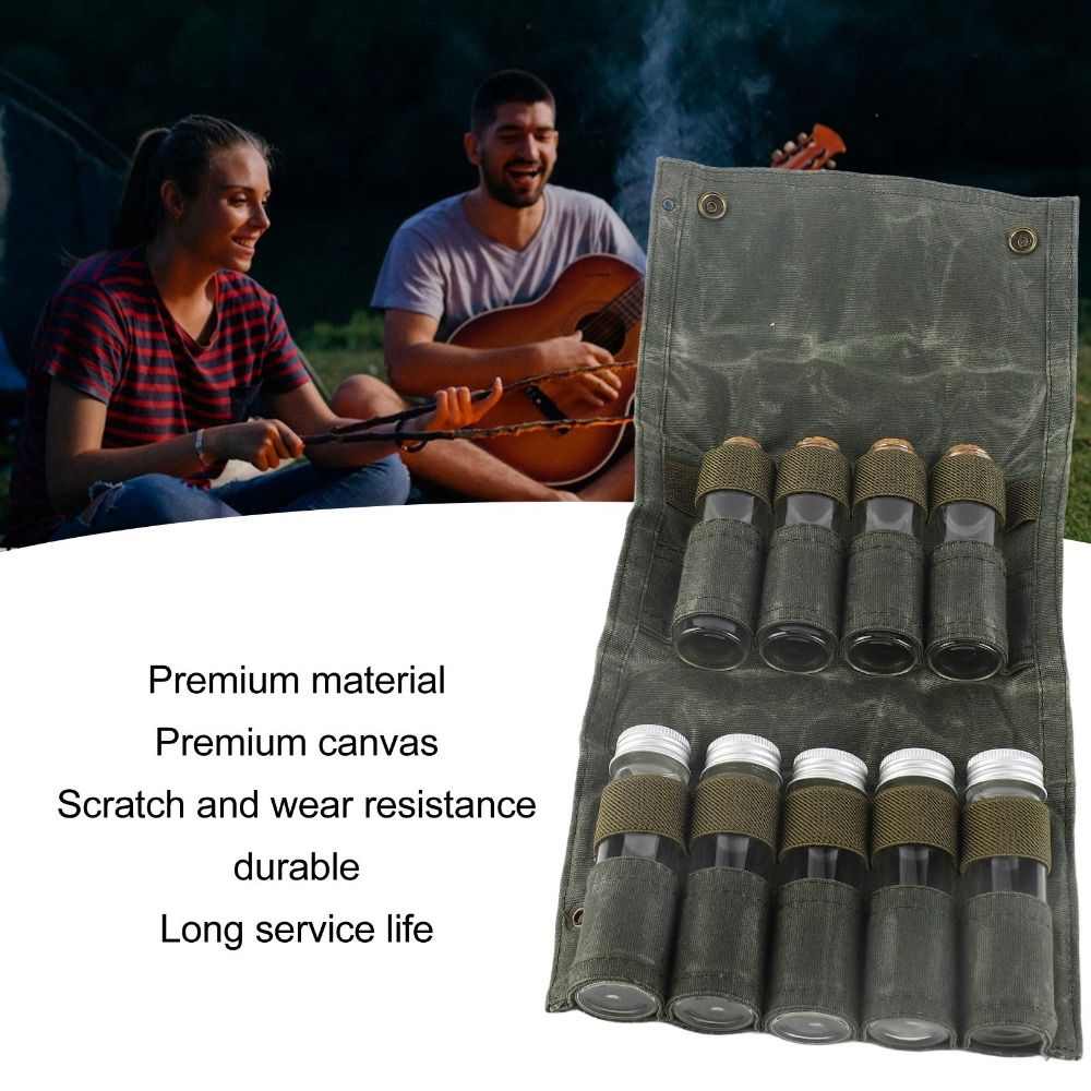 9 Pcs Durable Canvas Portable  - Camping Cooking Container avis et prix