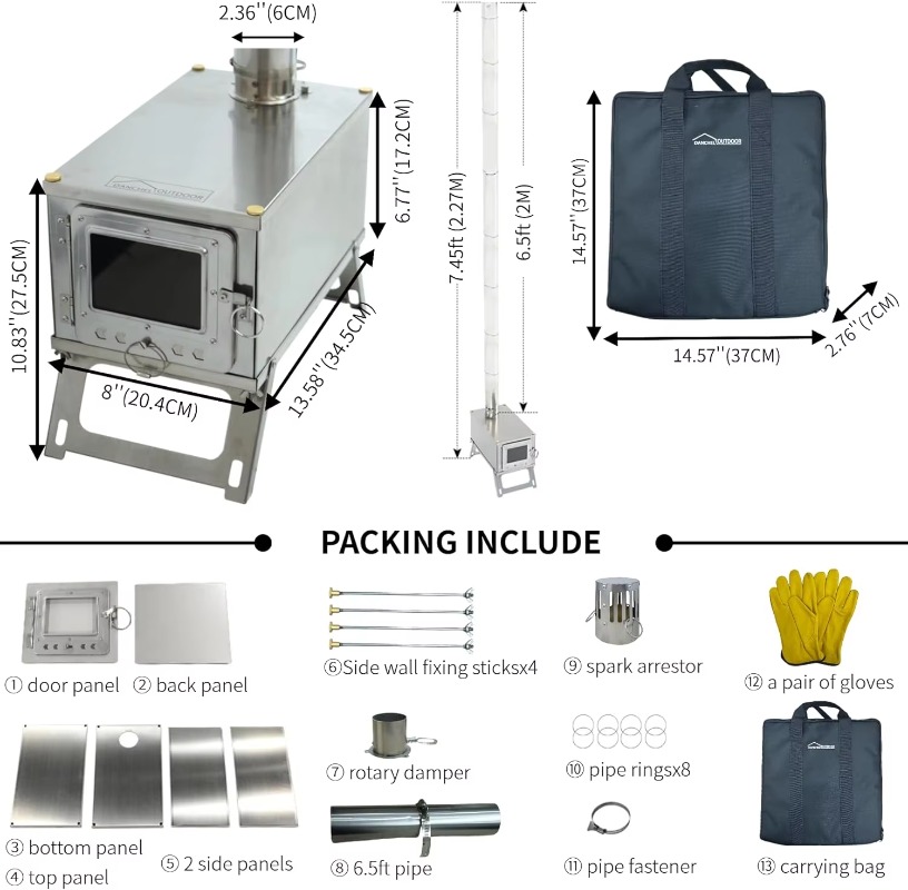 【Popular】DANCHEL S1 Foldable T - Camping Cooking avis et prix