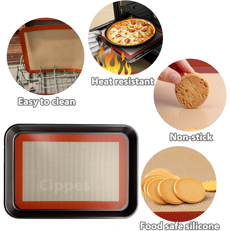1PC, 2PCS Silicone Baking Mats - Camping Cooking Mat avis et prix