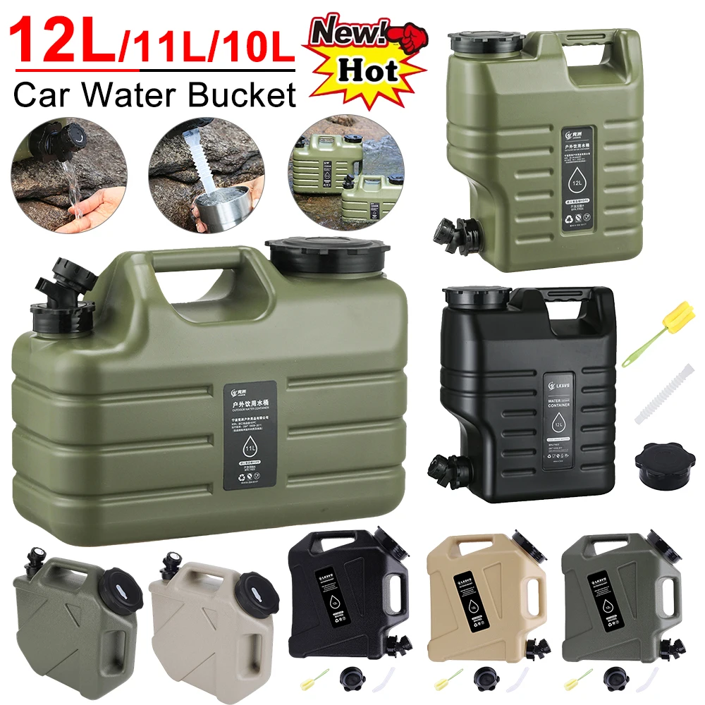 10/11/12L Car Water Bucket Lar - Camping Cooking Container avis et prix