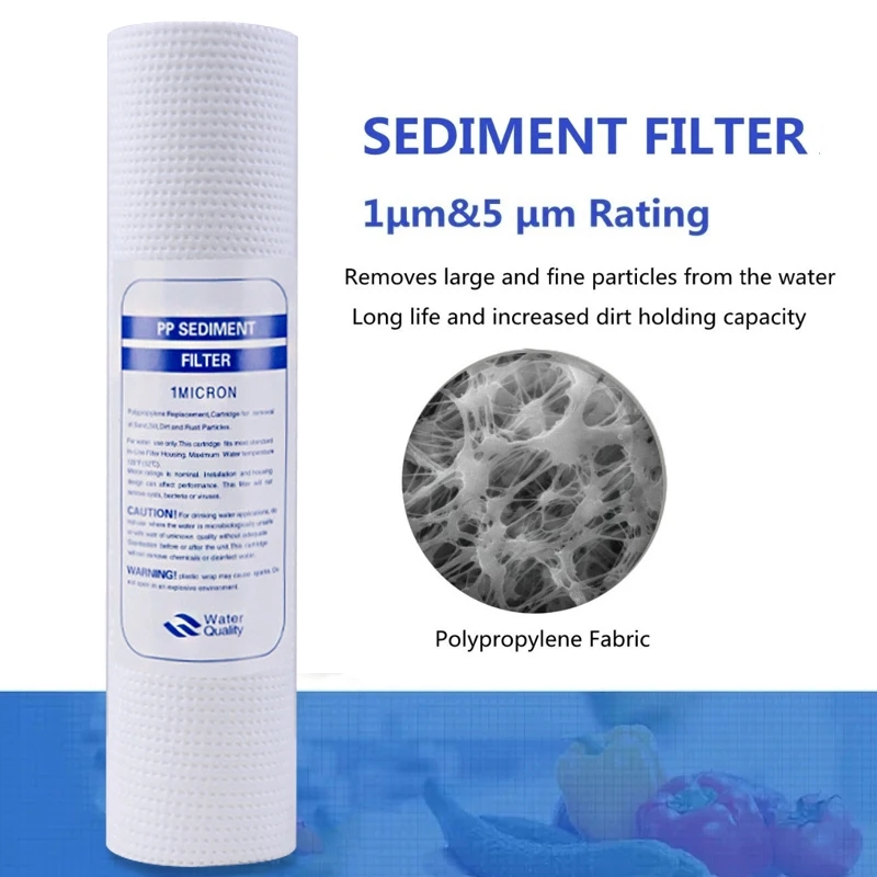 10pcs 10 INCH 1&5 Micron 120g/ - Water Purification Tablet avis et prix