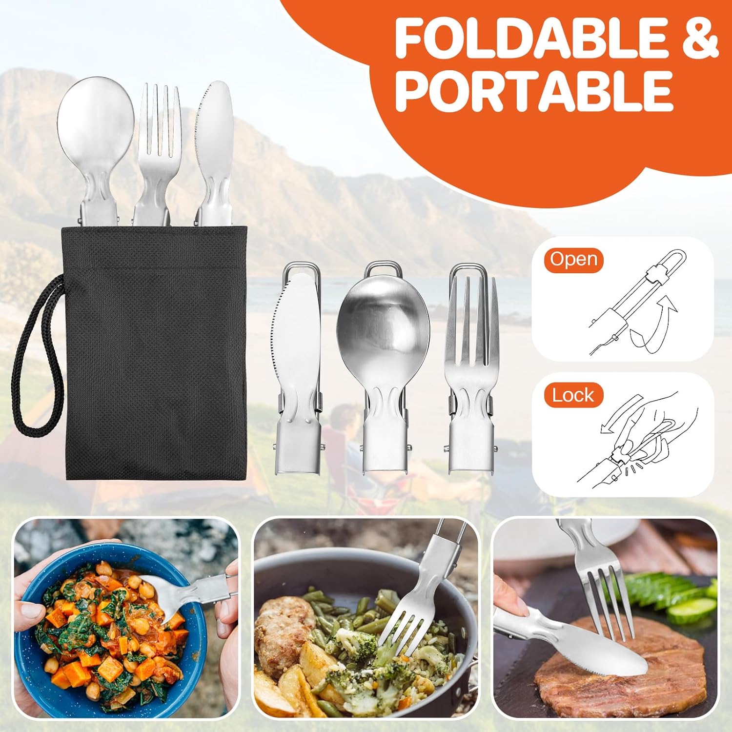 Non-Stick Camping Cookware Set - Camping Cooking Pot Set avis et prix