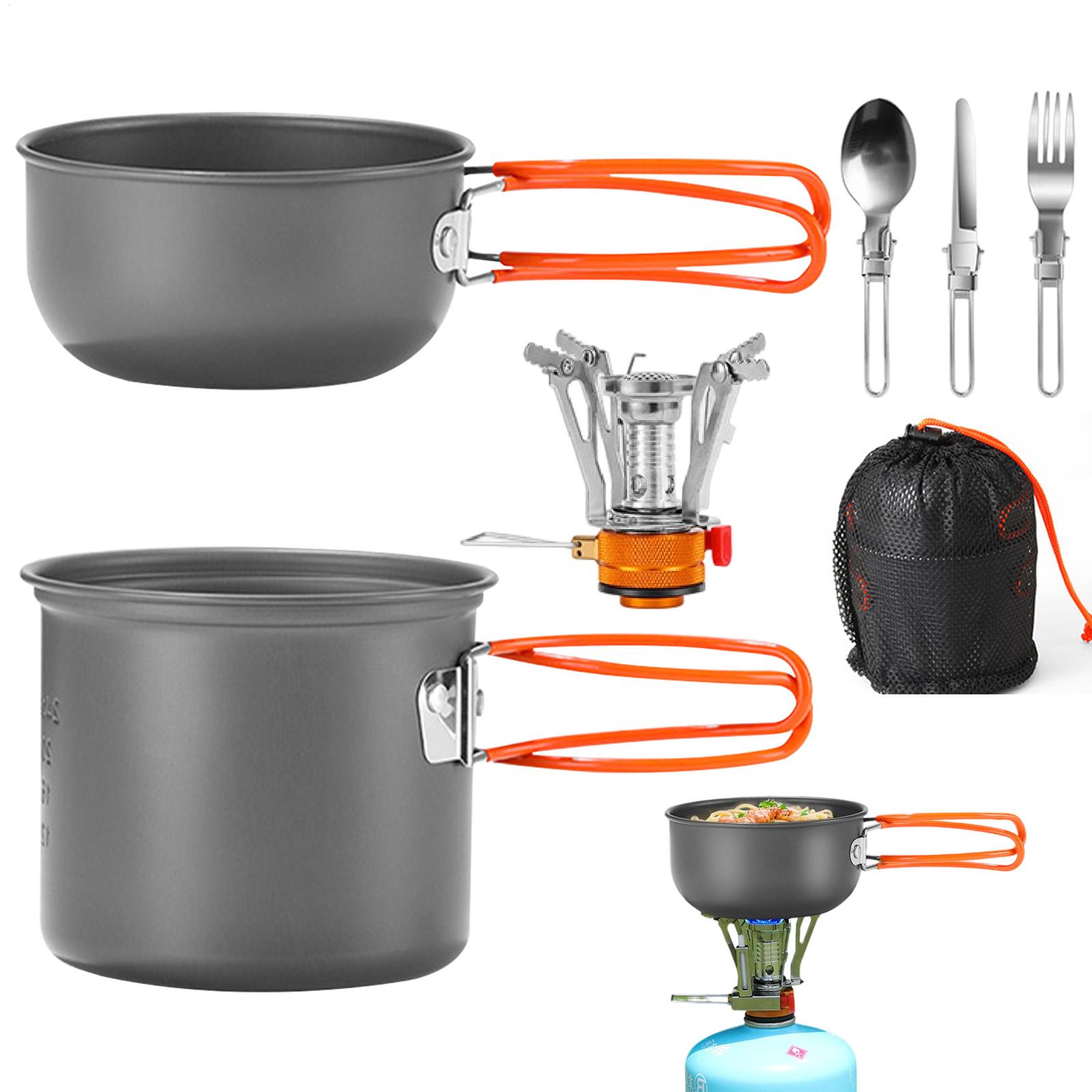 Portable Camping Cookware Set  - Camping Cooking Pot Set avis et prix