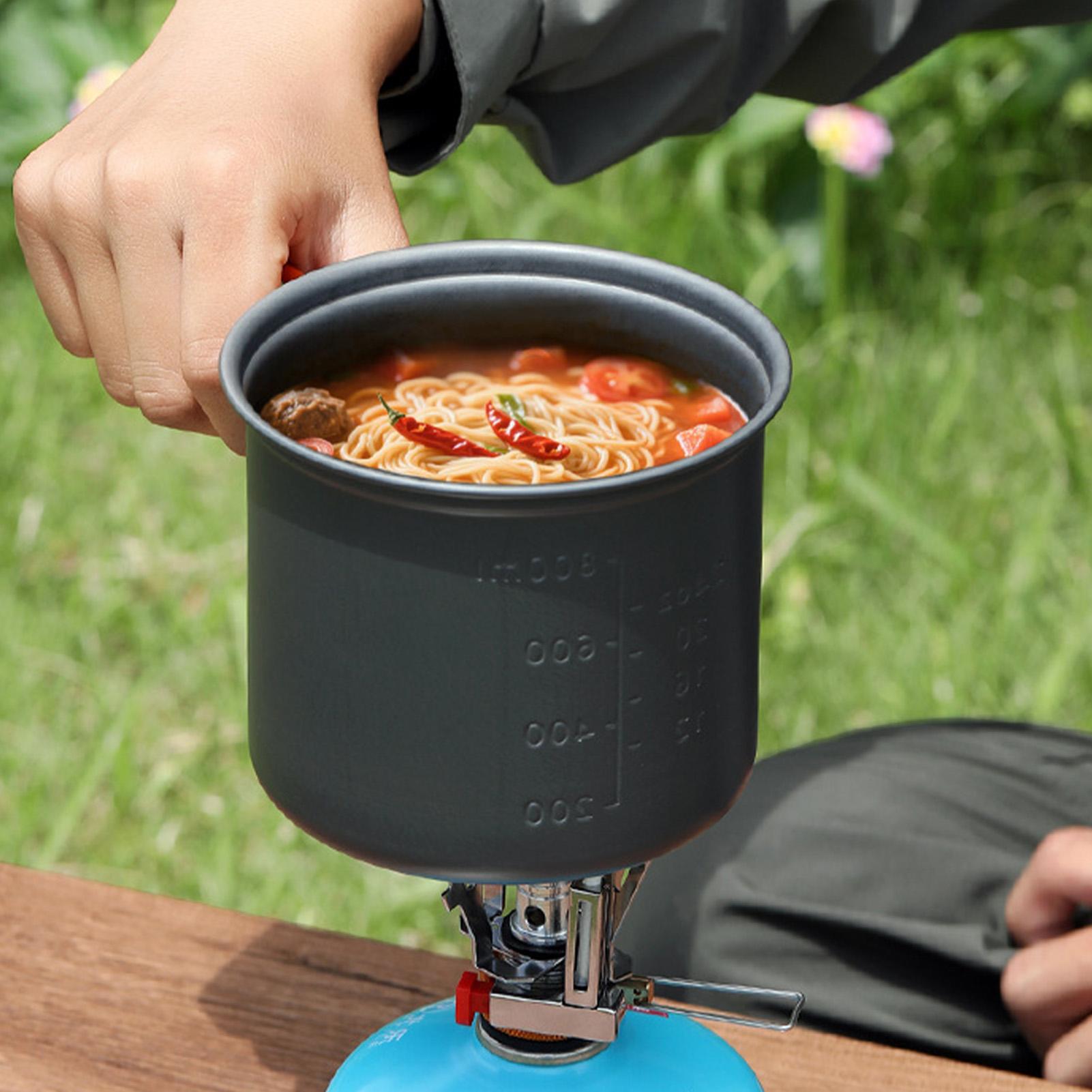 Portable Camping Cookware Set  - Camping Cooking Pot Set avis et prix