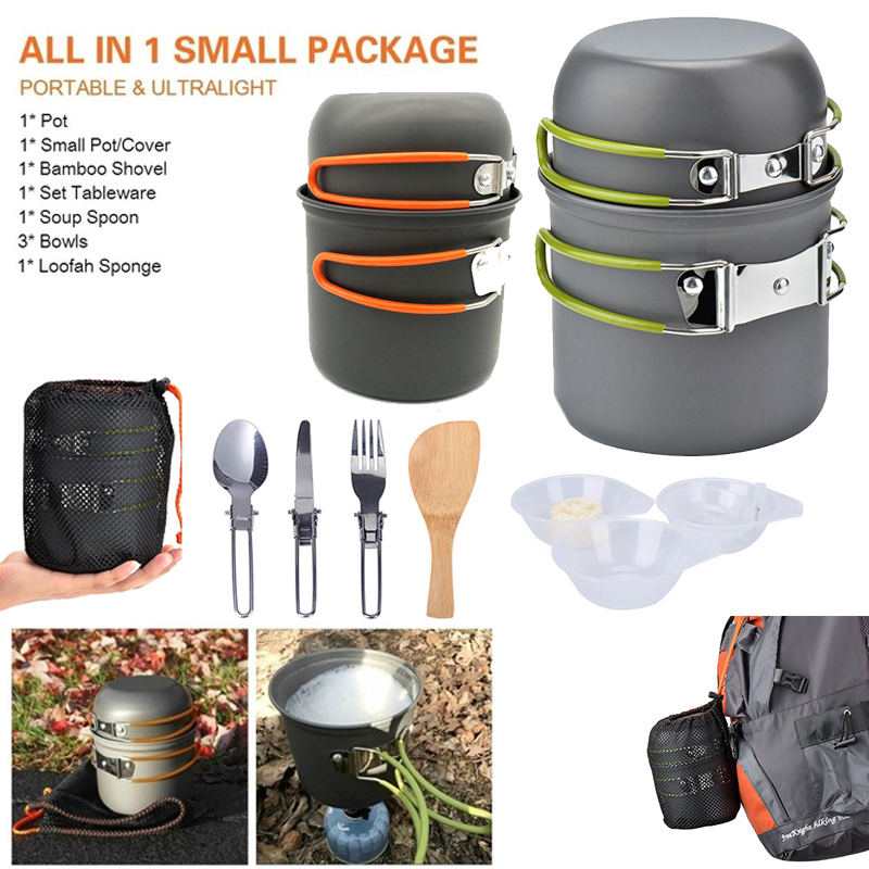 New Camping Pot  Portable Outd - Camping Cooking Pot Set avis et prix