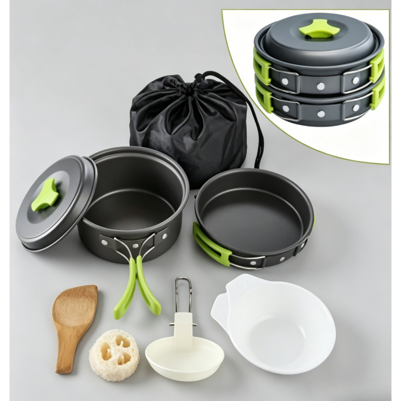 Portable Durable Camping Cookw - Camping Cooking Utensil Bag avis et prix
