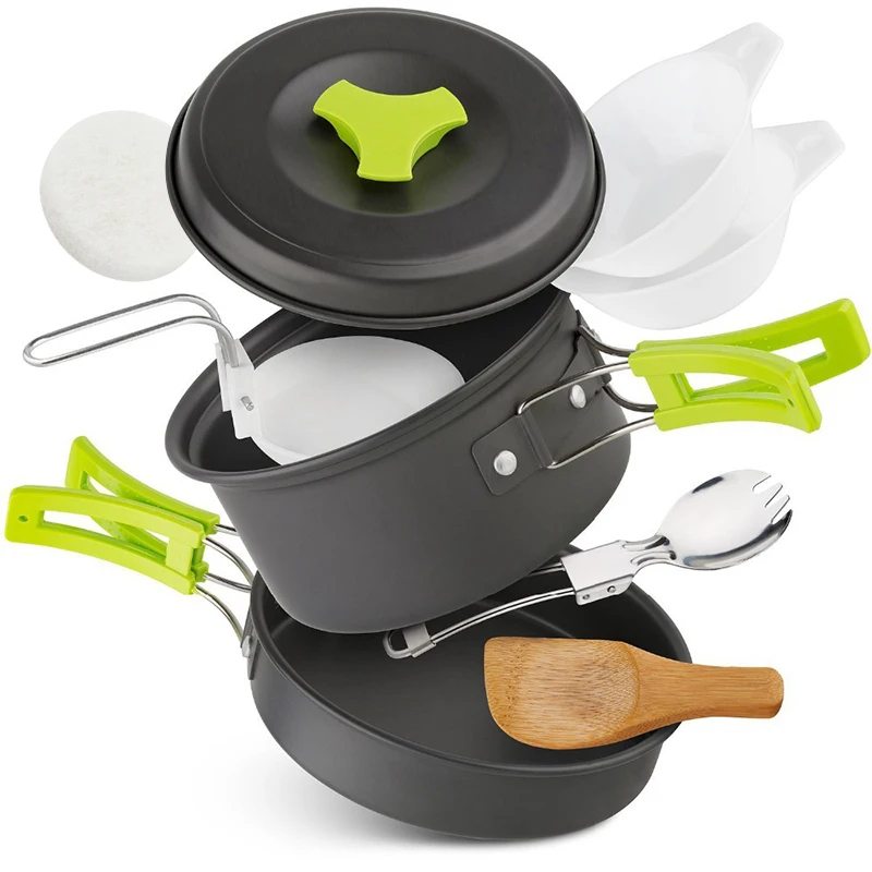 Portable Durable Camping Cookw - Camping Cooking Utensil Bag avis et prix