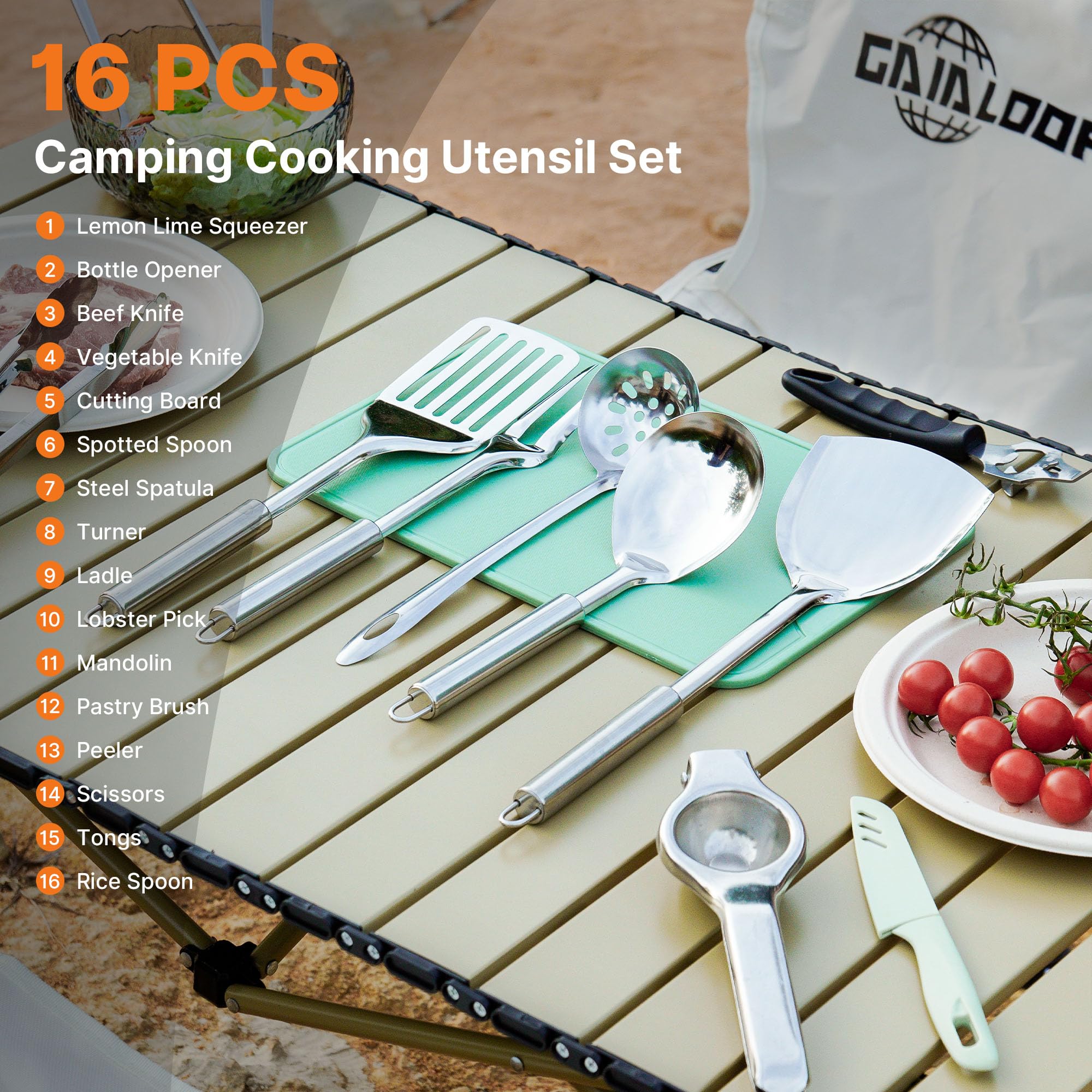 Camping Cooking Utensils Set C - Camping Cooking Kitchen avis et prix