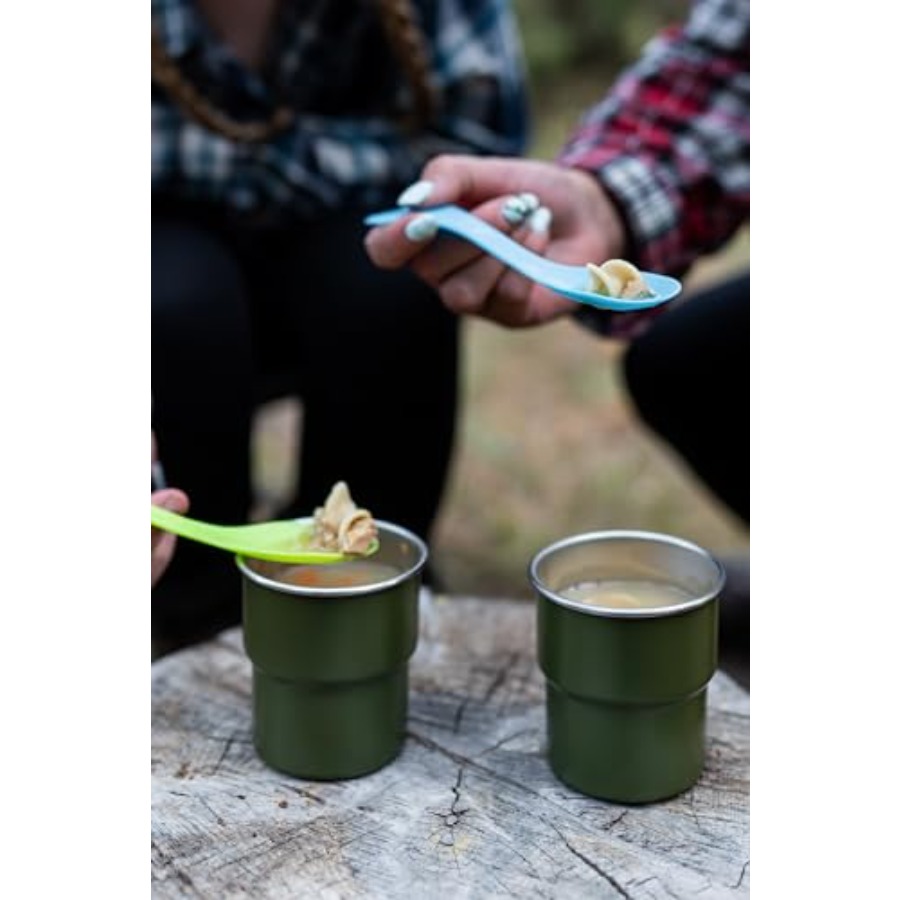 Stainless Steel Camping Cookwa - Nesting Camping Cooking Set avis et prix