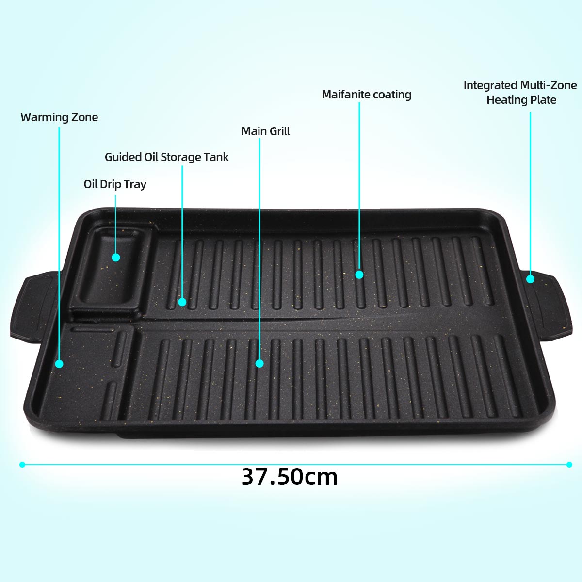 Korean Grill Meat Plate Alumin - Camping Cooking Range avis et prix