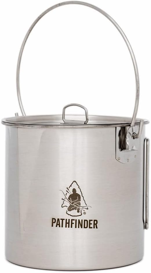 Stainless Steel Bush Pot and L - Camping Cooking Pot Set avis et prix