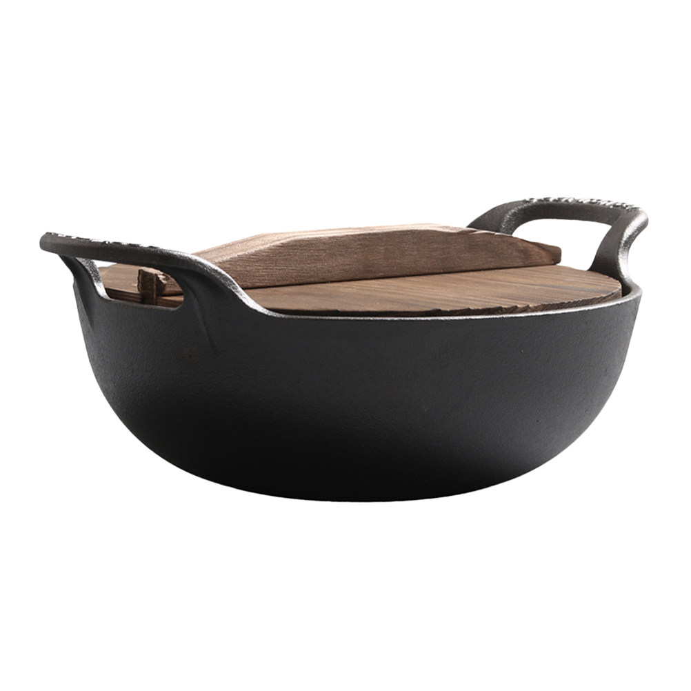 Cast Iron Pot Thick Material C - Camping Cooking Materials avis et prix